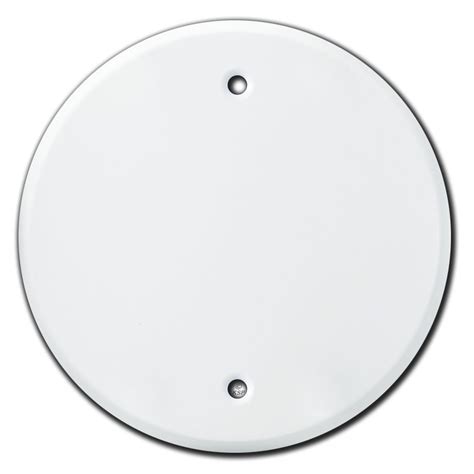 3-1 2 round blank ceiling junction box cover|outlet cover for ceiling box.